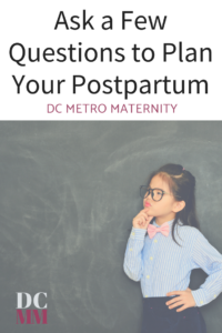 Postpartum plan questions pin